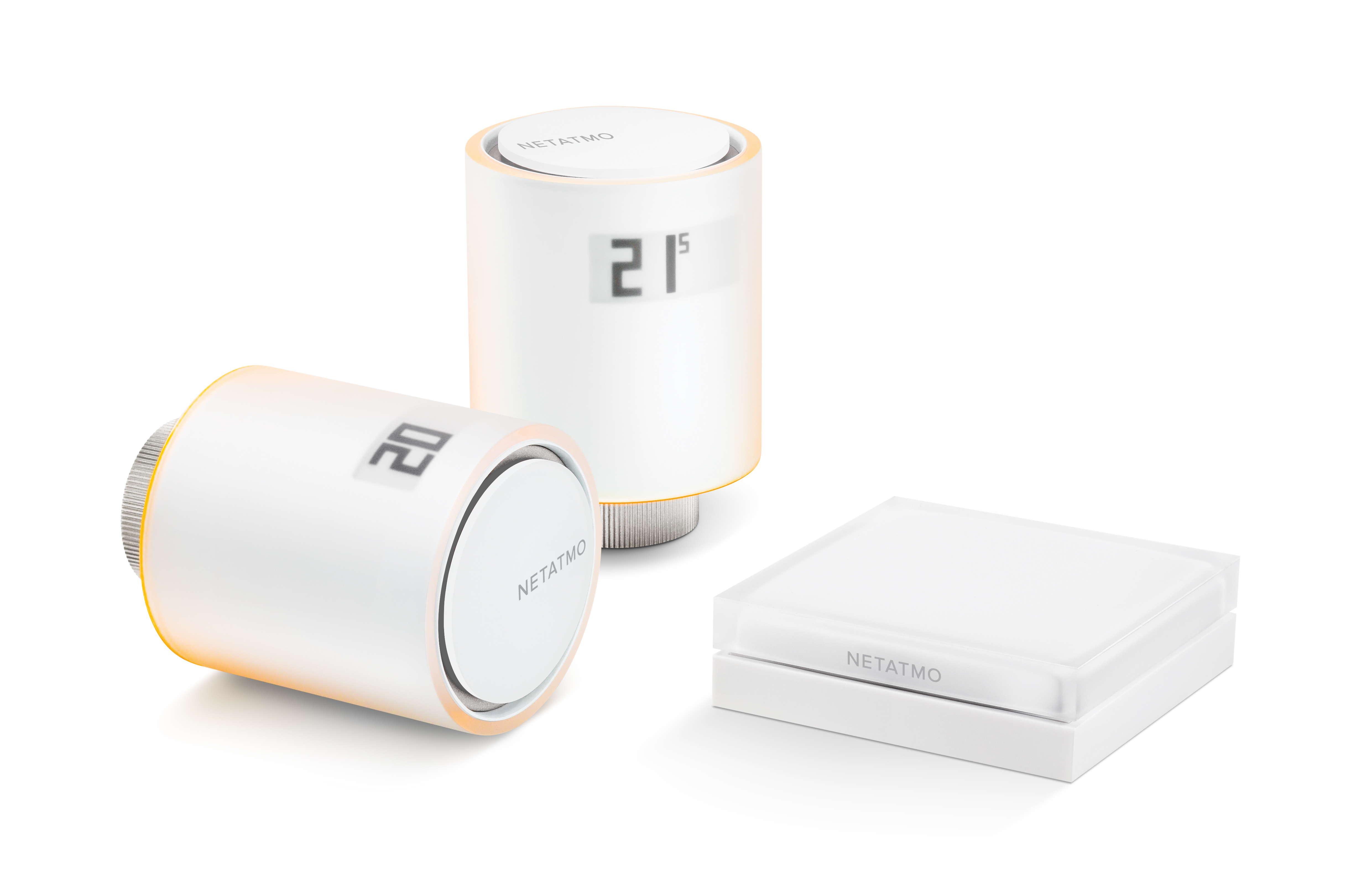 Netatmo Smarte Heizkörperthermostate - Starter-Pack mit 2 Thermostaten, inkl. Relais