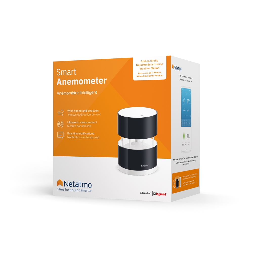Netatmo Smarter Windmesser – Zusatzmodul für Netatmo Wetterstation