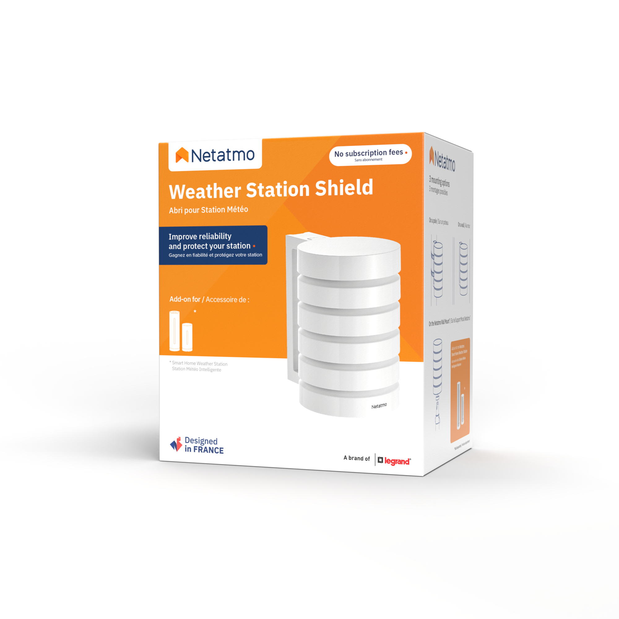 Netatmo Wetterschutzgehäuse für Netatmo Wetterstation Außenmodul