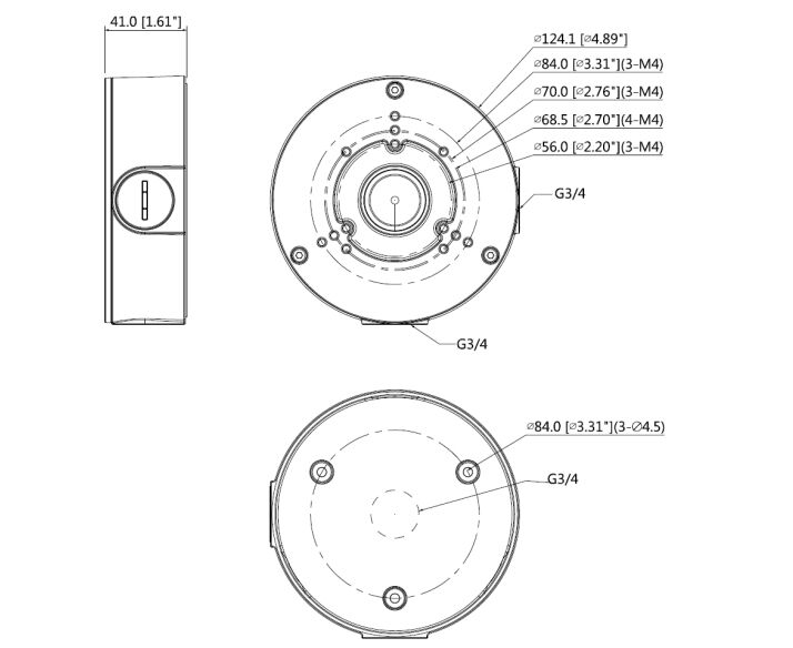 Dahua Anschlussdose PFA130-E