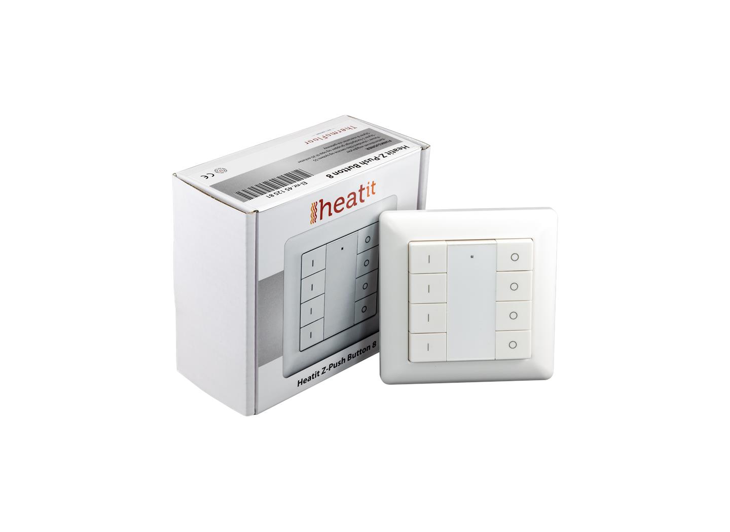 Heatit Z-Push Button 8