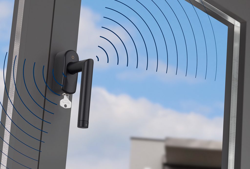 HOPPE eFenstergriff ConnectSense mit Schlüssel