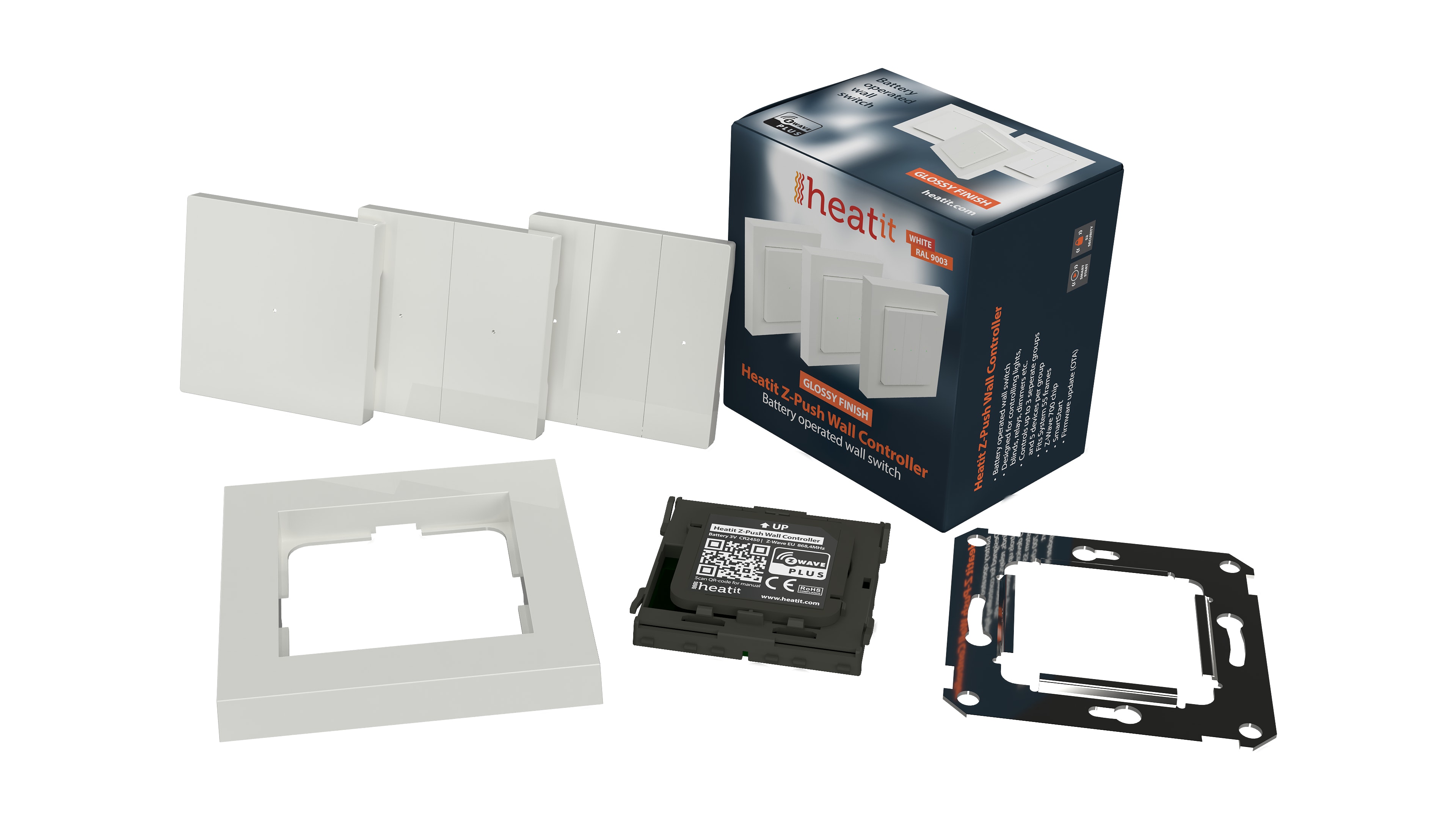 Heatit Z-Push Wall Controller
