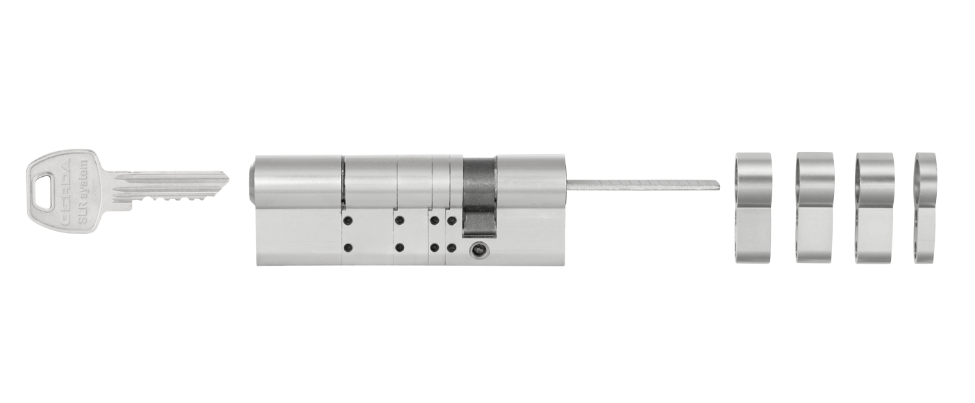 danalock Sicherheitszylinder für Motoschloss, längenverstellbar