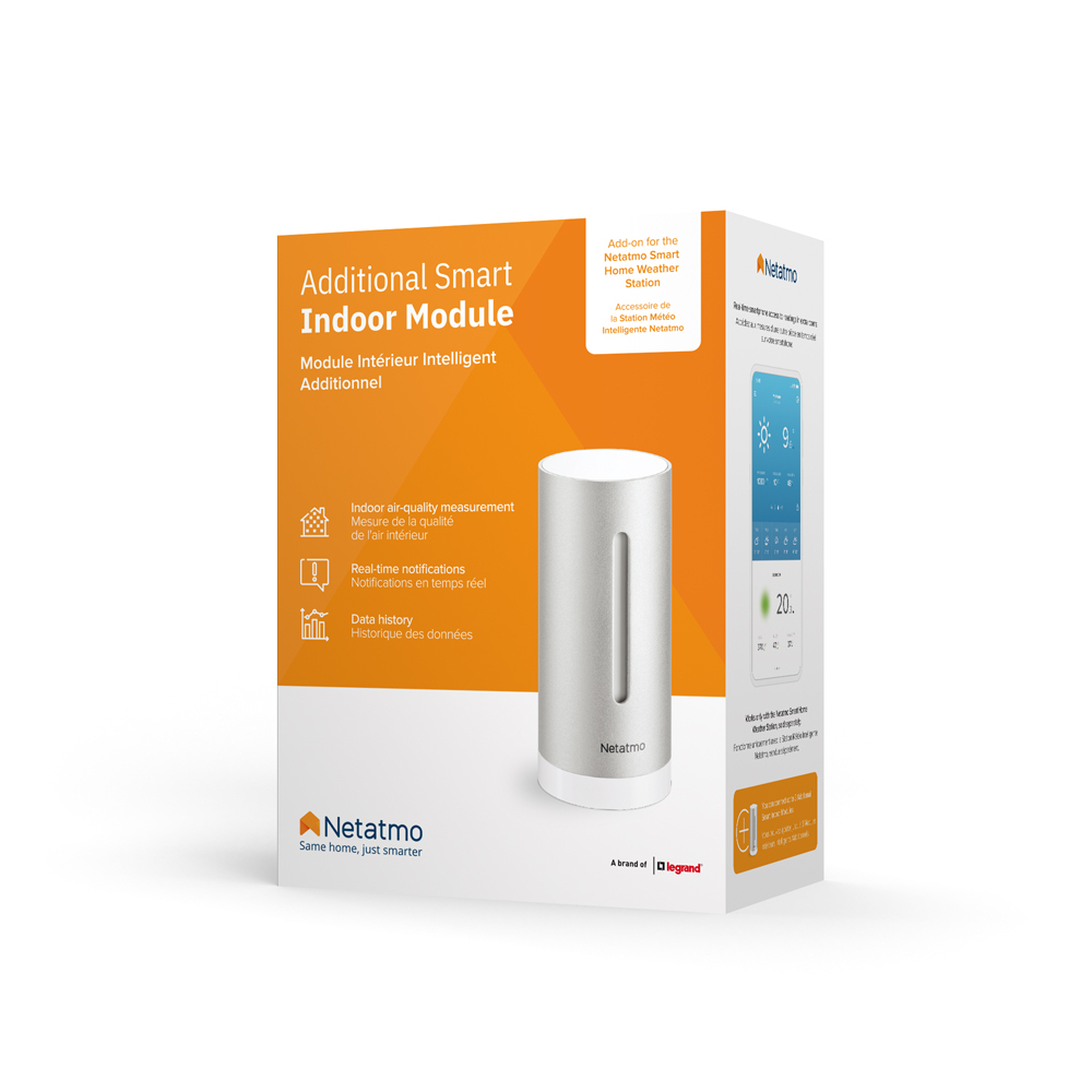 Netatmo Smartes zusätzliches Innenmodul für Netatmo Wetterstation
