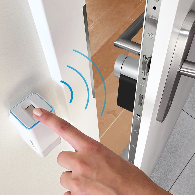 ekey uno Fingerprint Weiß mit Akku und Funk inkl. Nuki Combo 3.0 Weiß