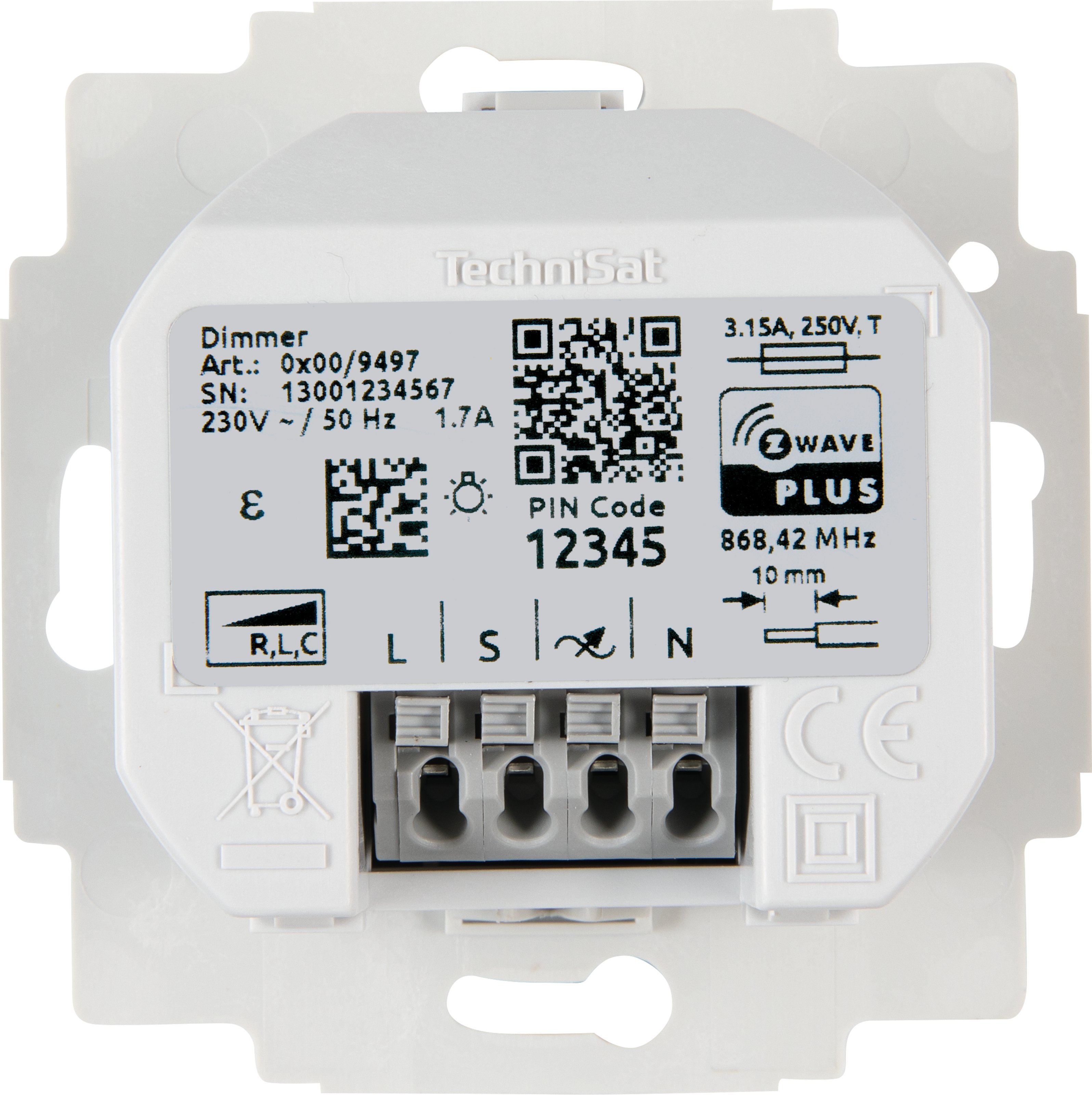 TechniSat Dimmer-Einsatz, Busch-Jaeger