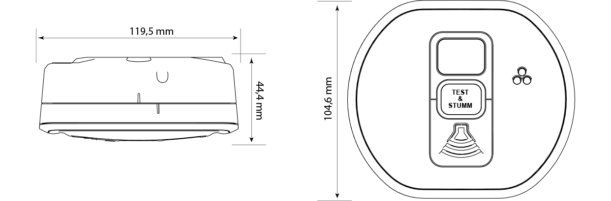 Ei Electronics Kohlenmonoxidwarnmelder Ei208iDW