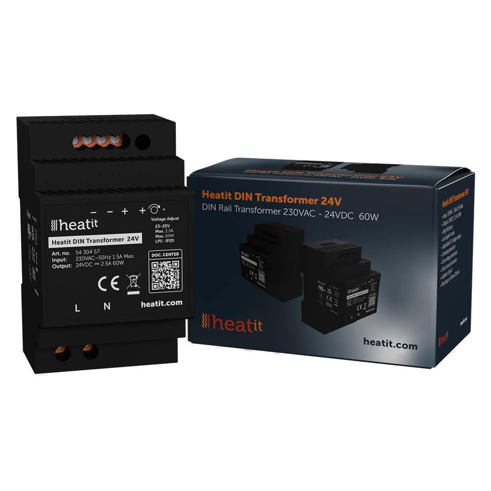 Heatit DIN Transformer 24 V