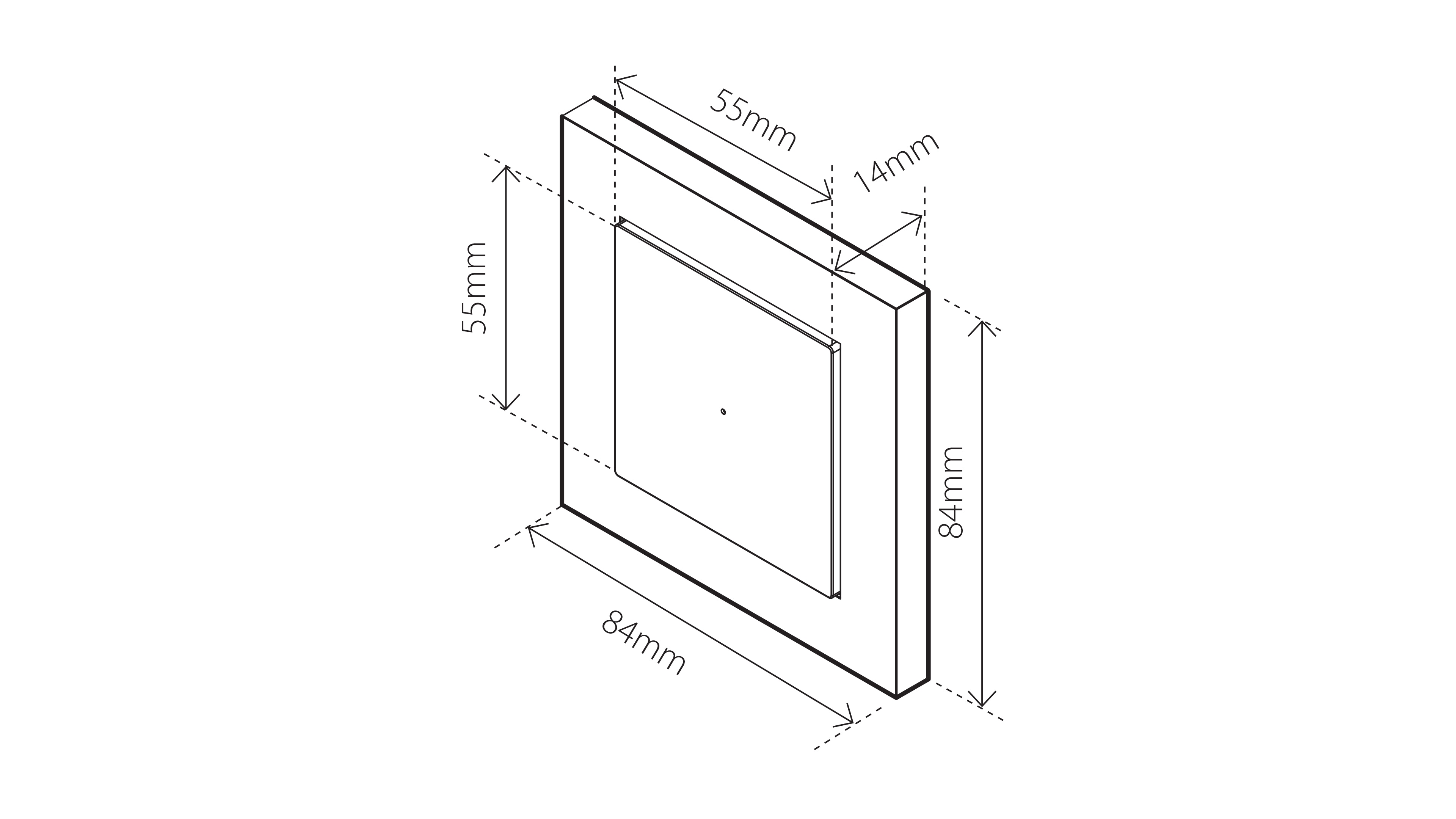 Heatit Z-Push Wall Controller