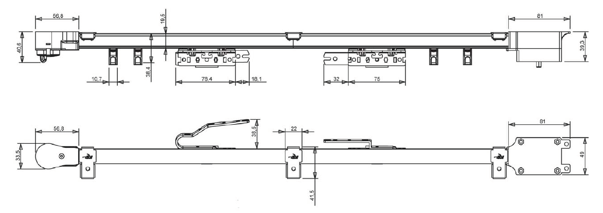 Mio Decor Elektrische Vorhangschiene Shuttle L – Microflex