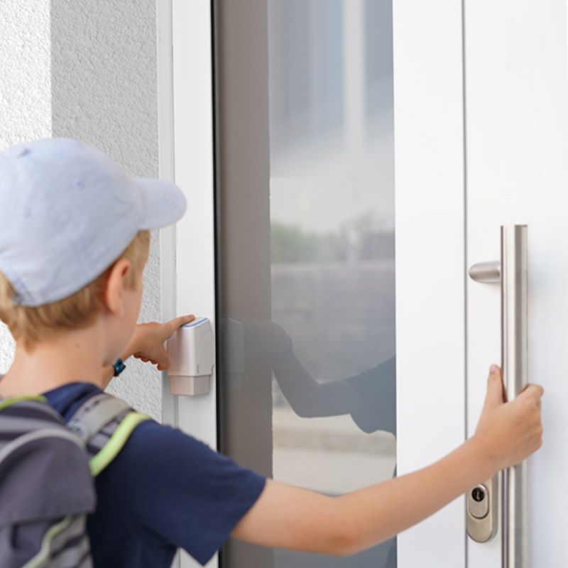ekey uno Fingerprint Weiß mit Akku und Funk inkl. Nuki Smart Lock 3.0 Weiß