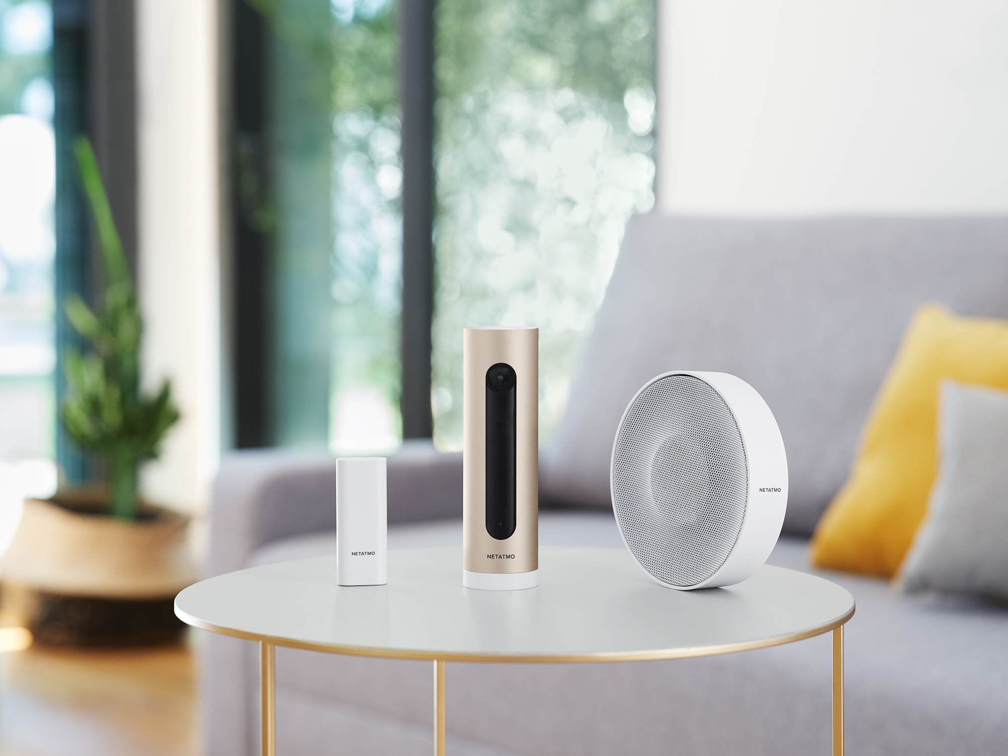 Netatmo Smarte Innenkamera + Smarte Tür- und Fenstersensoren + Smarte Innen-Sirene Bundle