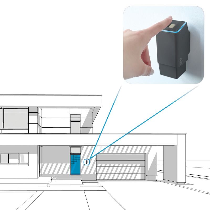 ekey uno Fingerprint mit Akku und Funk für Nuki Smart Lock