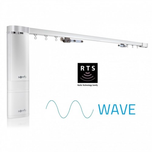 Somfy Elektrische Vorhangschiene mMotion Akku – Wave