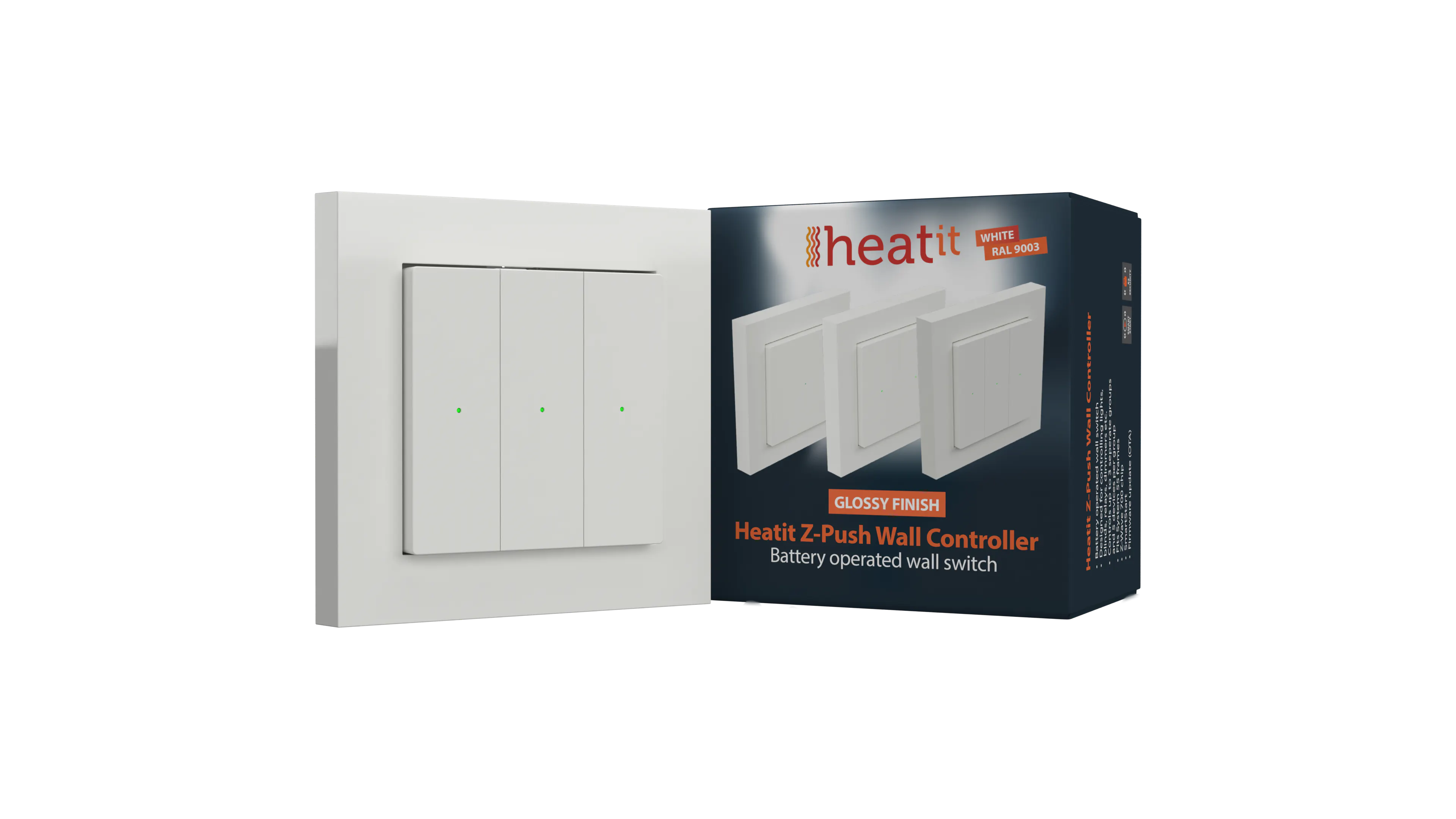 Heatit Z-Push Wall Controller