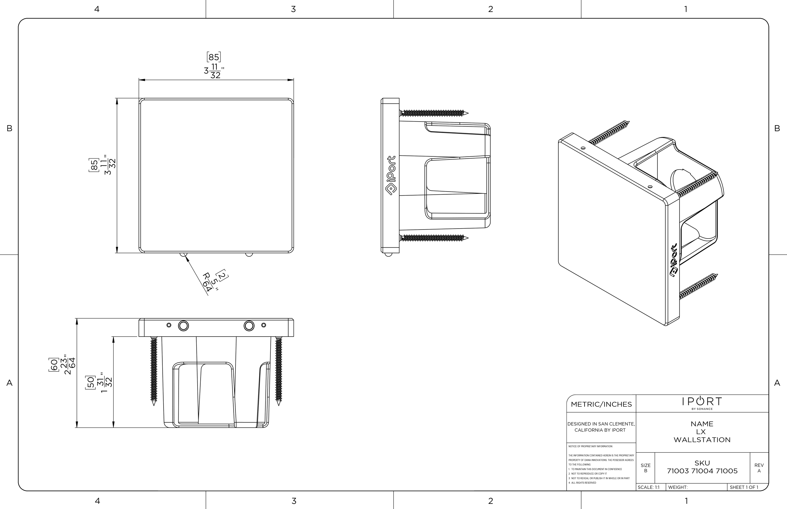 IPORT LUXE WallStation