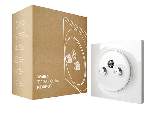 FIBARO Walli N TV-SAT Outlet