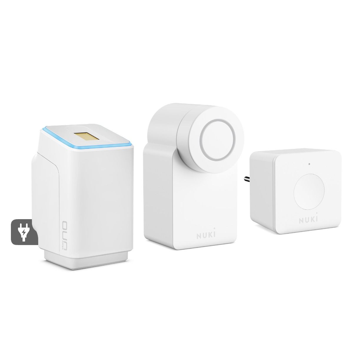ekey uno Fingerprint Weiß mit Funk inkl. Nuki 3.0 Combo Weiß