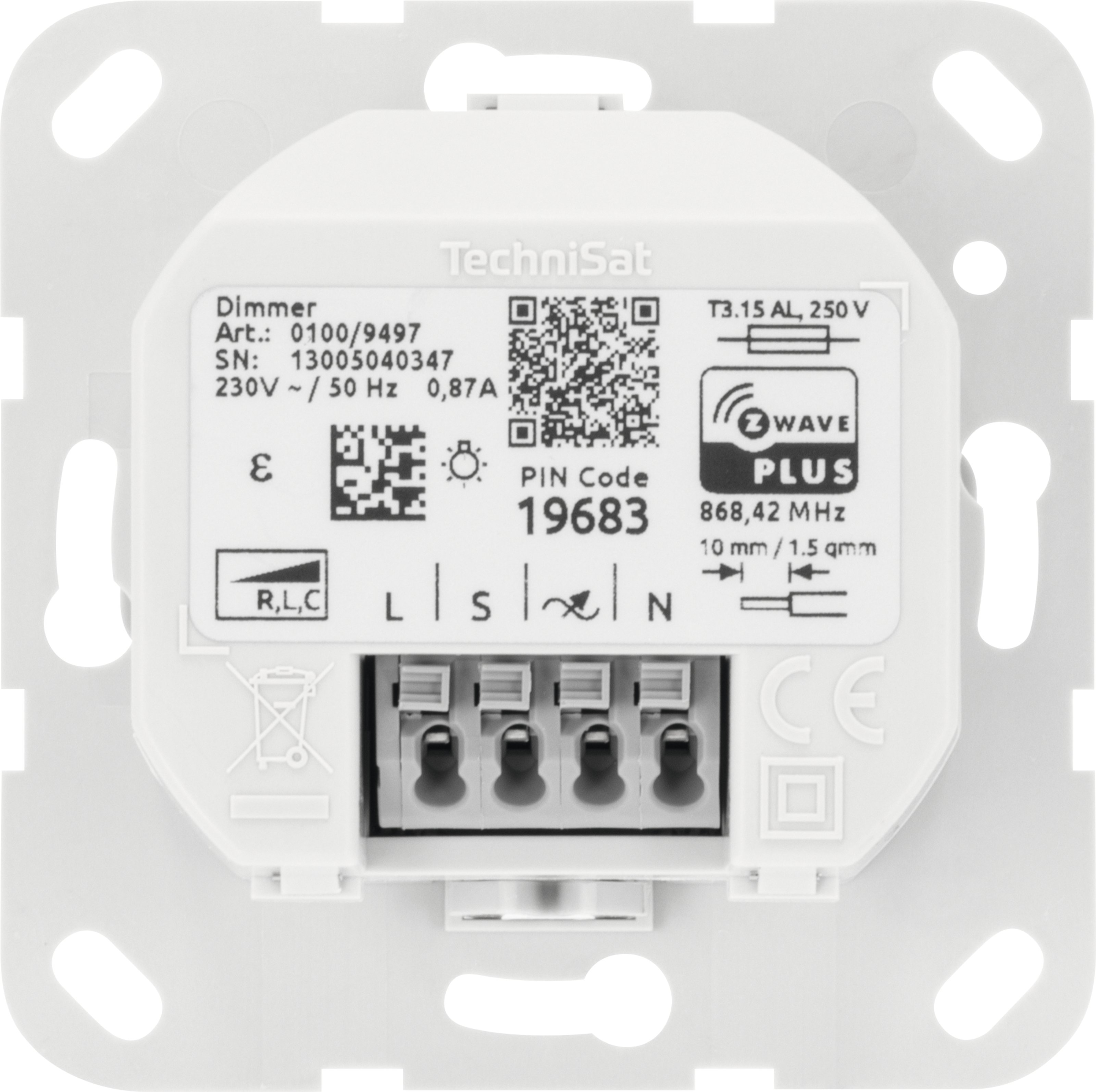 TechniSat Dimmer-Einsatz, Gira