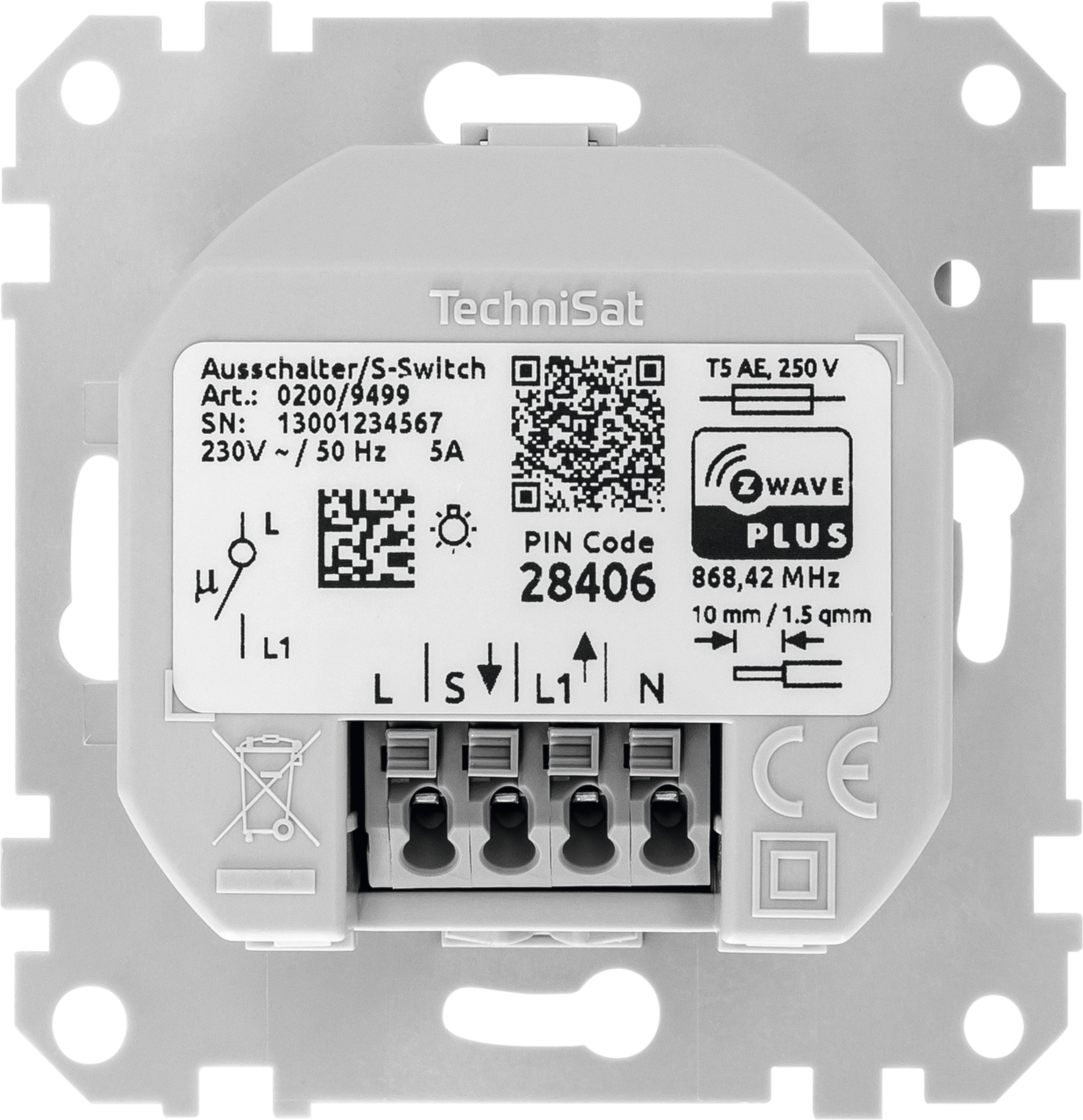 TechniSat Ausschalter-Einsatz, Merten