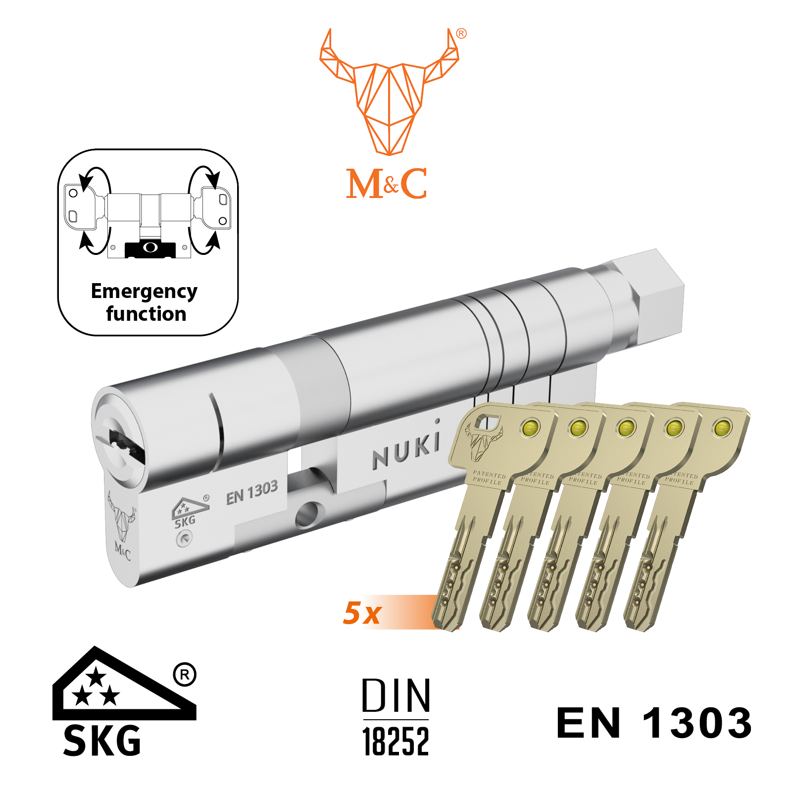 Nuki Universal Cylinder