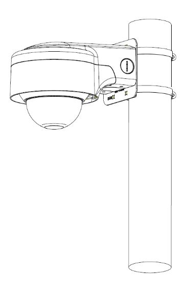 lunaIP WH11 Wandhalter für Domekameras wassergeschützt