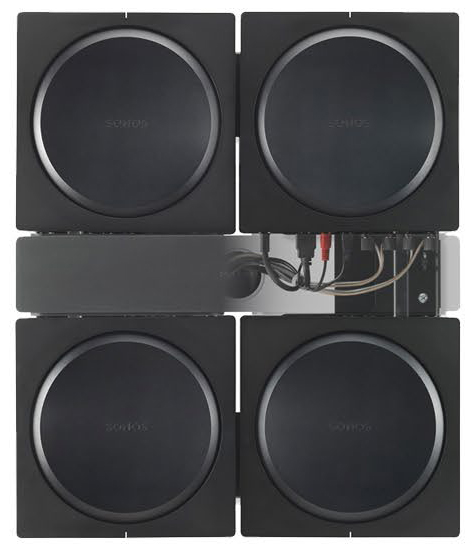 Flexson Wandhalterung für 4 Sonos Amp
