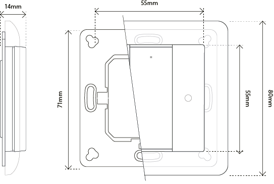 Heatit Z-Push Button 2